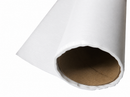 Roll of Bondina paper with cardboard core on a white background